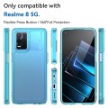 For Realme 8S 5G Candy Series TPU Phone Case(Transparent Blue)