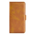 For Samsung Galaxy S23 5G Dual-side Magnetic Buckle Leather Phone Case(Yellow)