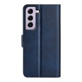 For Samsung Galaxy S23 5G Dual-side Magnetic Buckle Leather Phone Case(Dark Blue)