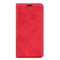 For Samsung Galaxy S23+ 5G Retro-skin Magnetic Suction Leather Phone Case(Red)