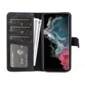 For Samsung Galaxy S23 Ultra 5G Stitching Horizontal Flip Leather Phone Case(Black)