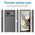 For Google Pixel 7A Thunderbolt Shockproof TPU Phone Case(Black)