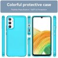 For Samsung Galaxy A34 5G Candy Series TPU Phone Case(Transparent Blue)