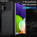 For Samsung Galaxy F04 Thunderbolt Shockproof TPU Protective Soft Phone Case(Black)