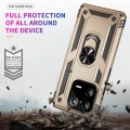 For Xiaomi 13 Pro Shockproof TPU + PC Phone Case with Holder(Gold)