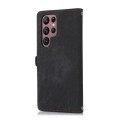 For Samsung Galaxy S23 Ultra 5G Zipper Card Slot Buckle Wallet Leather Phone Case(Black)