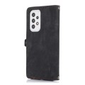 For Samsung Galaxy A23 Zipper Card Slot Buckle Wallet Leather Phone Case(Black)