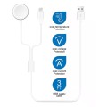For Apple Watch Series & Phone with Type-C Port 2 in 1 USB Magnetic Charging Cable 1.2m