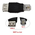 JUNSUNMAY USB Femal to Male RJ11 6P2C Adapter Converter