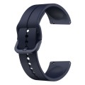 For Samsung Galaxy Watch 6 40mm 20mm Loop Silicone Watch Band(Navy Blue)