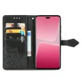 For Xiaomi 13 Lite Mandala Flower Embossed Horizontal Flip Leather Phone Case(Black)