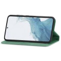 For Samsung Galaxy S23 5G Retro Skin Feel Magnetic Leather Phone Case(Green)