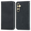 For Samsung Galaxy S24+ 5G Retro Skin Feel Magnetic Leather Phone Case(Black)