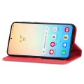For Samsung Galaxy S24+ 5G Retro Skin Feel Magnetic Leather Phone Case(Red)