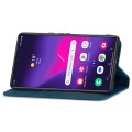 For Samsung Galaxy S24 Ultra 5G Retro Skin Feel Magnetic Leather Phone Case(Blue)