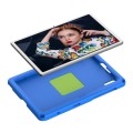 For Samsung Galaxy Tab S6 Lite 2024 EVA Hybrid PC Shockproof Tablet Case with Frame(Blue)