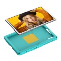 For Samsung Galaxy Tab S6 Lite 2024 EVA Hybrid PC Shockproof Tablet Case with Frame(Glacial Green)