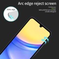 For Samsung Galaxy A15 MOFI 9H 3D Explosion-proof Curved Screen Tempered Glass Film(Black)