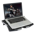 S400 Four Cooling Fans Foldable Adjustable Gaming Laptop Desktop Holder