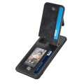 For Samsung Galaxy A13 5G Carbon Fiber Vertical Flip Zipper Wallet Phone Case(Black)