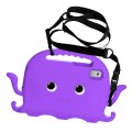 For Lenovo Tab M9 2023 Octopus Style EVA Hybrid PC Shockproof Tablet Case with Strap(Purple)