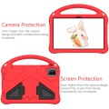For TCL Tab 10 Gen2 10.36 2023 EVA Shockproof Tablet Case with Holder(Red)