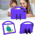 For TCL Tab 10 Gen2 10.36 2023 EVA Shockproof Tablet Case with Holder(Purple)