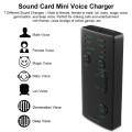 M1 Portable Mini Voice Changing Modulator with Adjustable Voice Functions & Phone Computer & Sound C