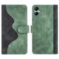 For Samsung Galaxy A04e Stitching Horizontal Flip Leather Phone Case(Green)