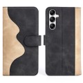 For Samsung Galaxy A34 5G Stitching Horizontal Flip Leather Phone Case(Black)