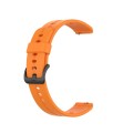 For Huawei Band 7 Solid Color Silicone Watch Band(Orange)