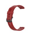 For Huawei Band 7 Solid Color Silicone Watch Band(Red)