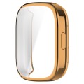 For Redmi Watch 3 TPU Fully Enclosed Watch Protective Case(Rose Gold)