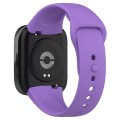 For Redmi Watch 3 Lite Sports Solid Color Silicone Replacement Watch Band(Purple)