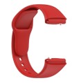 For Redmi Watch 3 Lite Sports Solid Color Silicone Replacement Watch Band(Red)