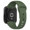 For Redmi Watch 3 Lite Sports Solid Color Silicone Replacement Watch Band(Green)