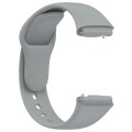 For Redmi Watch 3 Lite Sports Solid Color Silicone Replacement Watch Band(Grey)