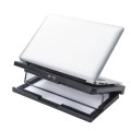 N99F1 Slim Silent Fan Laptop Desktop Cooling Pad with Adjustable Stand