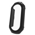 For Xiaomi Mi Band 8 ENKAY Hat-Prince Full Coverage PC Frame + Tempered Glass Film Watch Case(Black)
