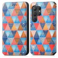 For Samsung Galaxy S24 Ultra 5G CaseNeo Colorful Magnetic Leather Phone Case(Rhombus Mandala)