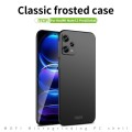 For Redmi Note 12 Pro 5G Global MOFI Micro-Frosted PC Ultra-thin Hard Phone Case(Black)