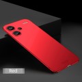 For Redmi Note 13 Pro+ MOFI Micro-Frosted PC Ultra-thin Hard Phone Case(Red)