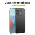 For Redmi Note 13 Pro 5G MOFI Micro-Frosted PC Ultra-thin Hard Phone Case(Black)