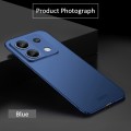 For Xiaomi?Redmi Note 13 5G MOFI Micro-Frosted PC Ultra-thin Hard Phone Case(Blue)