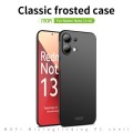For Xiaomi Redmi Note 13 4G MOFI Micro-Frosted PC Ultra-thin Hard Phone Case(Black)