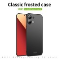 For Xiaomi Redmi Note 13 Pro 4G MOFI Micro-Frosted PC Ultra-thin Hard Phone Case(Black)