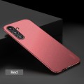 For Samsung Galaxy A34 5G MOFI Fandun Series Frosted PC Ultra-thin All-inclusive Phone Case(Red)