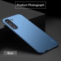 For Samsung Galaxy S24 5G MOFI Fandun Series Frosted PC Ultra-thin All-inclusive Phone Case(Blue)
