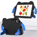 For Sumsung Galaxy Tab A8 10.5 2021 Ice Baby EVA Shockproof Hard PC Tablet Case(Black+Blue)