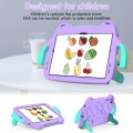 For Sumsung Galaxy Tab A8 10.5 2021 Ice Baby EVA Shockproof Hard PC Tablet Case(Light Purple+Mint Gr